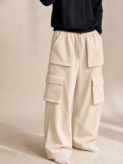 6-Pocket Cargo Baggy Trouser – Premium Cotton Fleece |