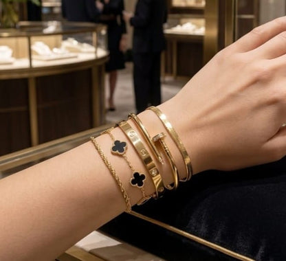 Stainless Steel Bracelet Set