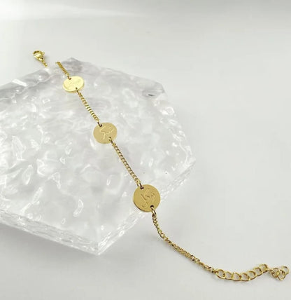 Sabar Shukr & Tawakkul Gold Bracelet