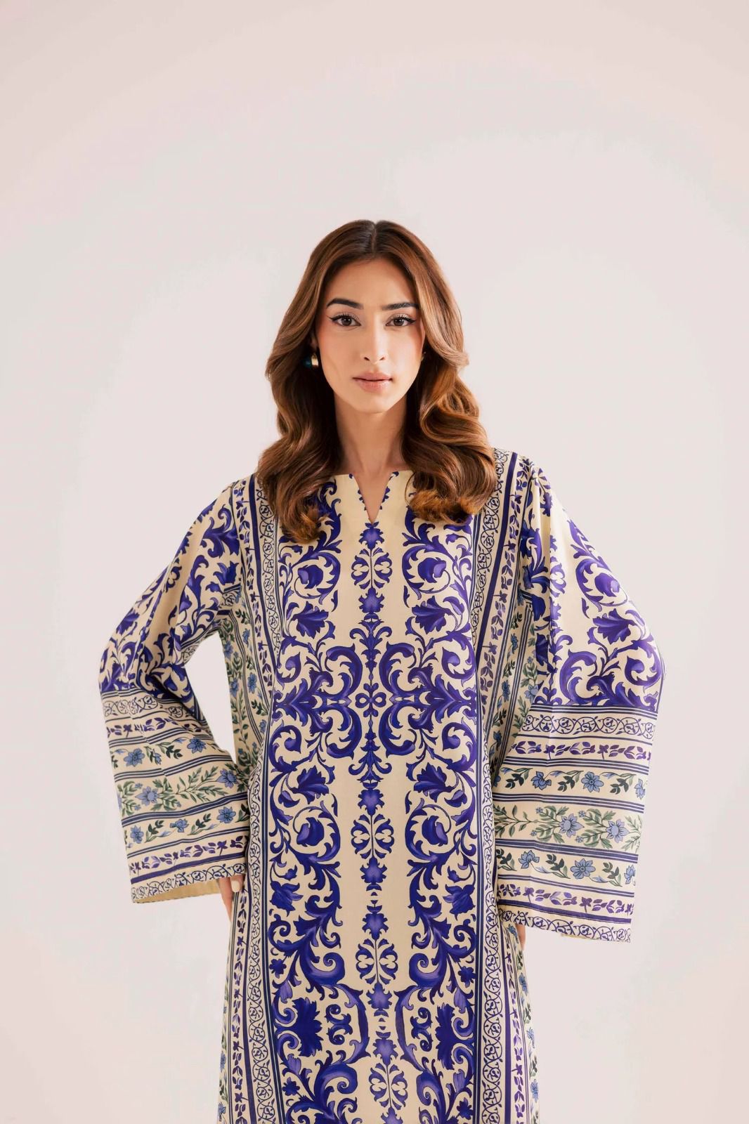 Printed kaftan